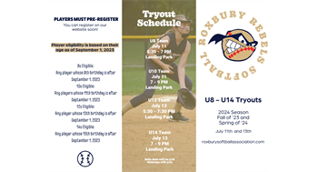 Roxbury Rebels Tryouts for the 2024 Season